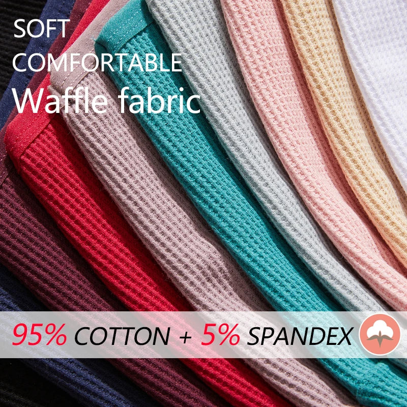 Low-Rise Waffle Cotton Briefs (3Pcs)