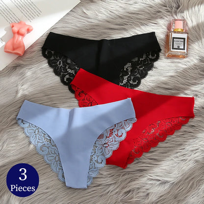 Light Laced Bikini Panty 3PCS Set